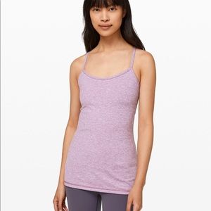Lululemon Power Y Tank Heathered Jubilee